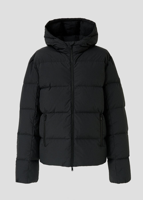 Doudoune à capuche Grand Froid ripstop Grille noire Erza - JOTT - 2