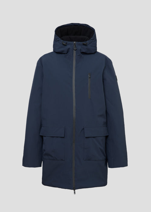 Imperméable polaire mi-long Bleu nuit Hatton - JOTT - 3
