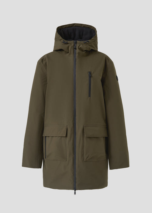Imperméable polaire mi-long Army foncé Hatton - JOTT - 2