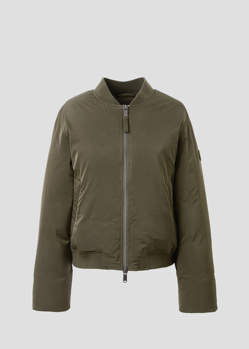 Bomber satin Army foncé Inael - JOTT - 2
