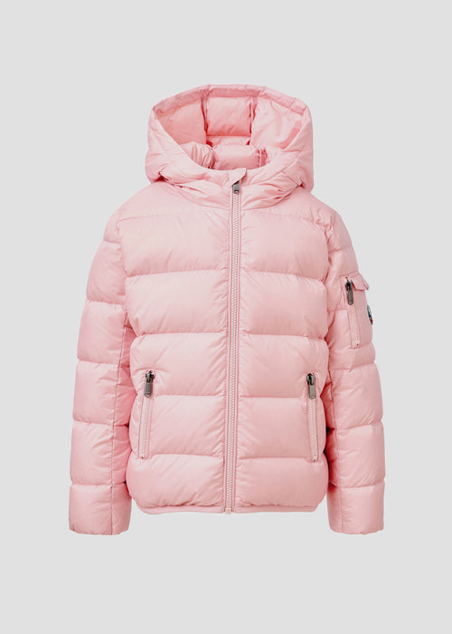 Doudoune enfant à capuche Grand Froid Pétale doux Kazan - JOTT - 2