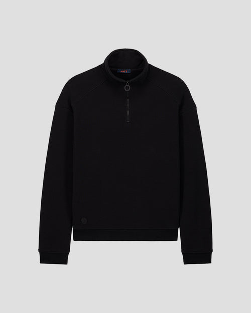 Sweatshirt demi-zippé Noir Line - JOTT - 2