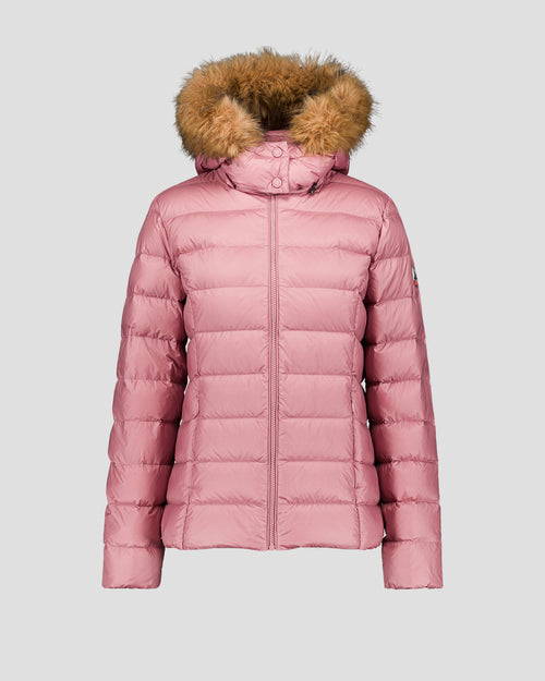 Doudoune à capuche Grand Froid Rose antique Luxe - JOTT - 2