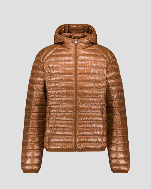 Doudoune légère à capuche Sucre roux Nico shiny - JOTT - 2
