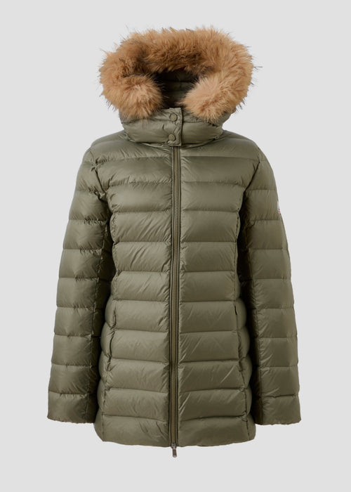 Doudoune mi-longue Grand Froid Army Perle - JOTT - 2