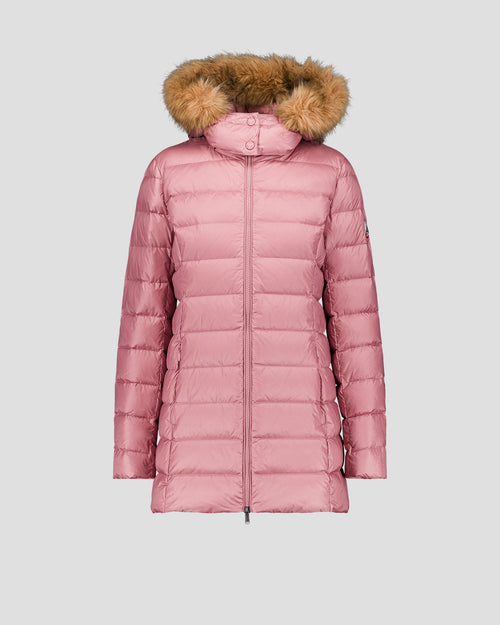Doudoune mi-longue Grand Froid Rose antique Perle - JOTT - 2