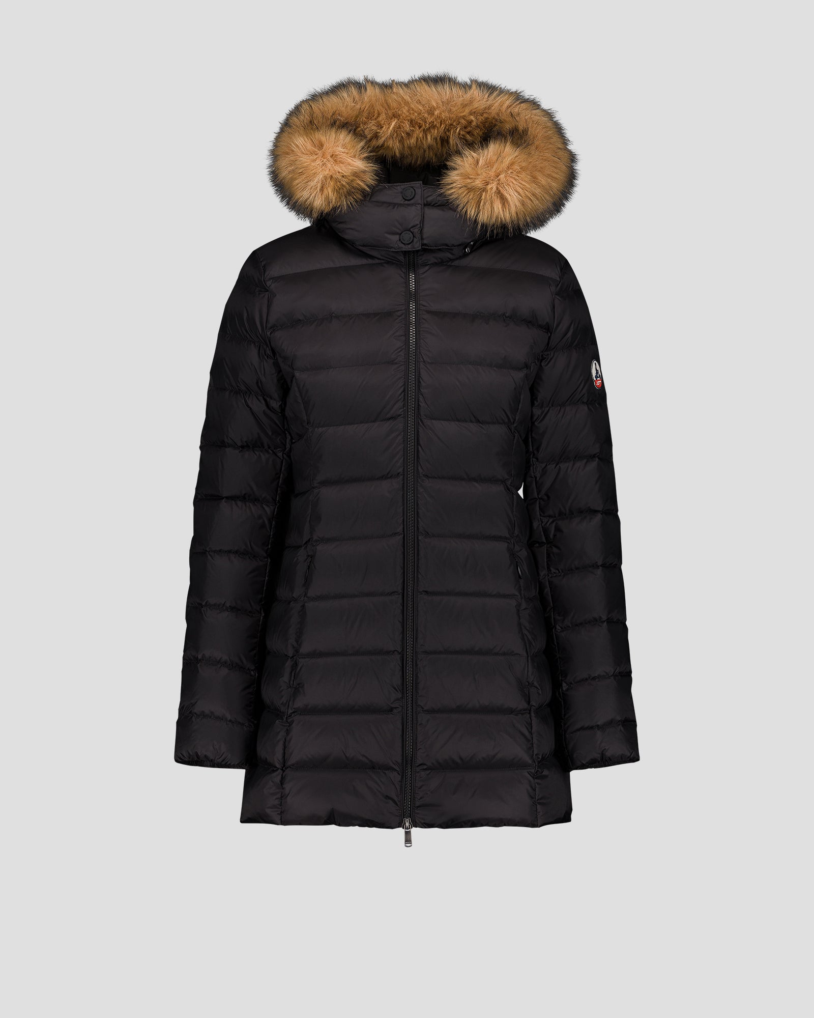 Down jacket mi-longue GREAT COLD Noir Perle - JOTT