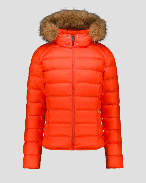 Doudoune courte à capuche Rouge feu Prestige - JOTT - 2