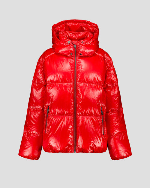 Doudoune Grand Froid puffer Rouge carmin Quinn shiny - JOTT - 2