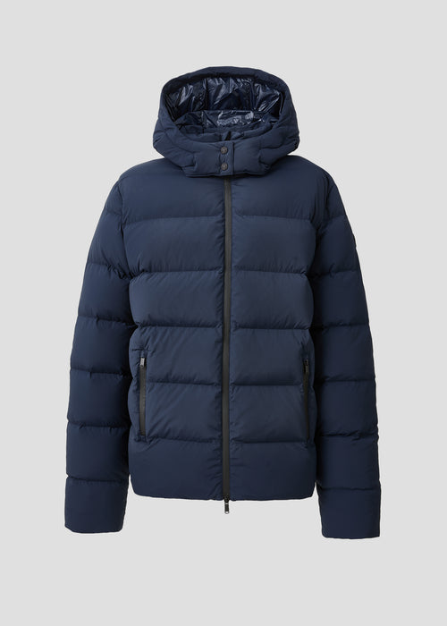 Doudoune à capuche amovible Grand Froid Bleu nuit Riven