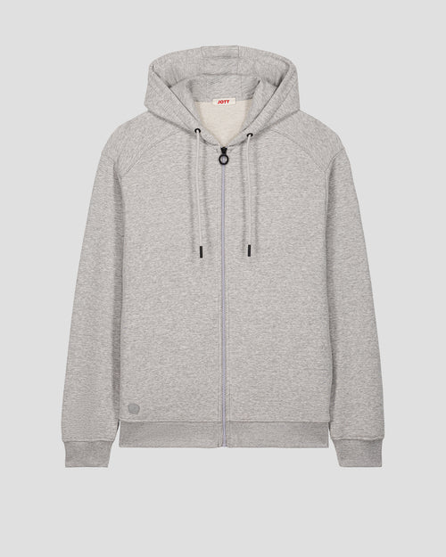 Veste zippée Gris chine Roy - JOTT - 2