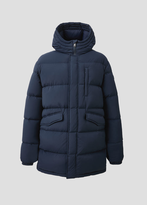 Doudoune Grand Froid stretch mi-longue Bleu nuit Scott