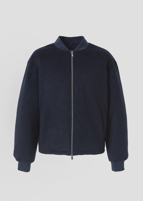 Bomber laine Bleu nuit Skanor - JOTT - 3
