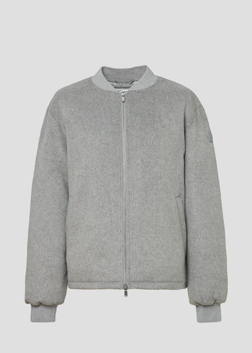 Bomber laine Gris chiné Skanor - JOTT - 2