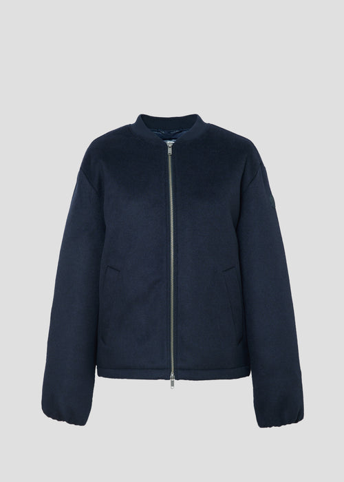Bomber laine Bleu nuit Solna - JOTT - 2