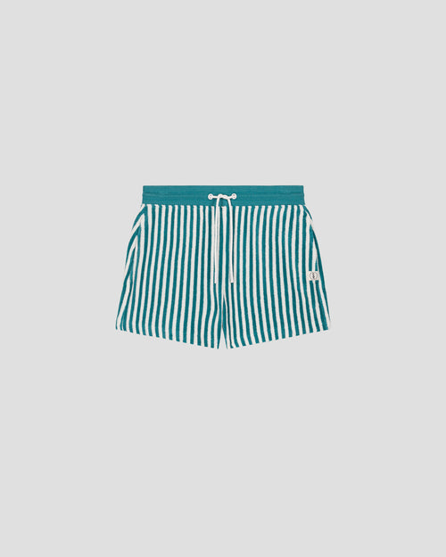 Short éponge Eaux cotières rayé Tampa stripe - JOTT - 2
