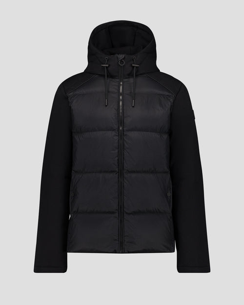 Doudoune puffer bi-matière Noir Thunder - JOTT - 2