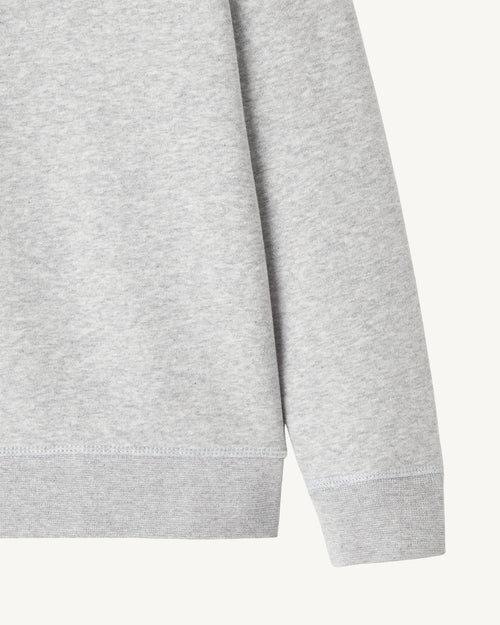 Sweat enfant en coton biologique Gris chiné Barcelos - JOTT - 3