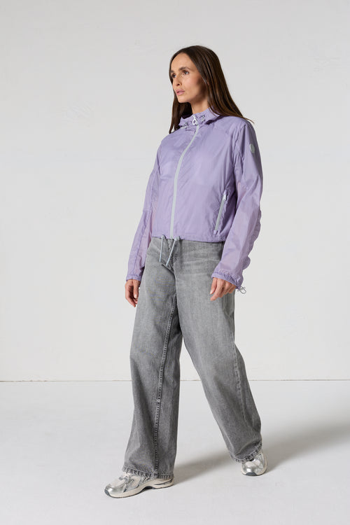 Coupe-vent court Encens violet Ally - JOTT - 3