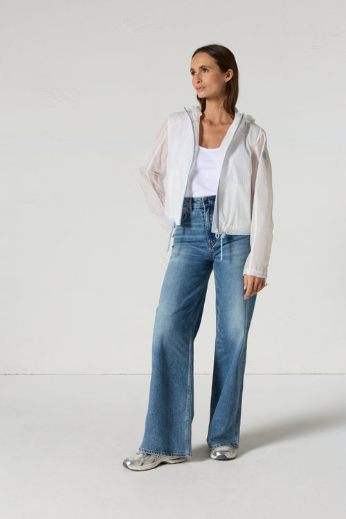 Coupe-vent court Cendre marine Ally - JOTT - 3