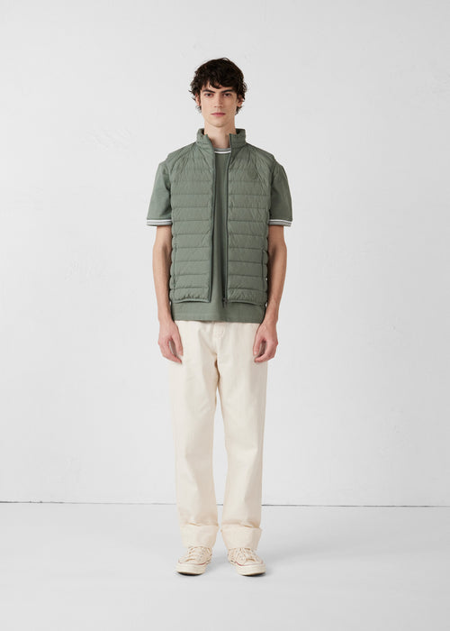 Doudoune sans manches stretch Vert sauge Arafo - JOTT - 3