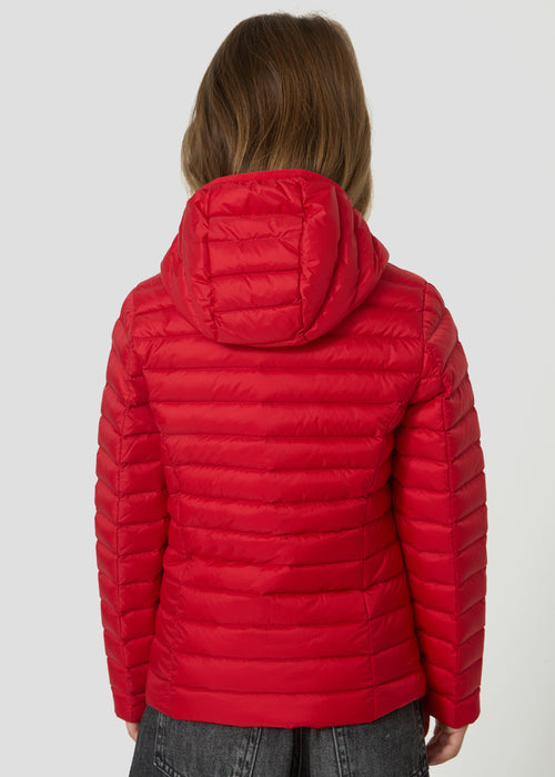 Doudoune légère à capuche enfant Rouge carmin Carla - JOTT - 3