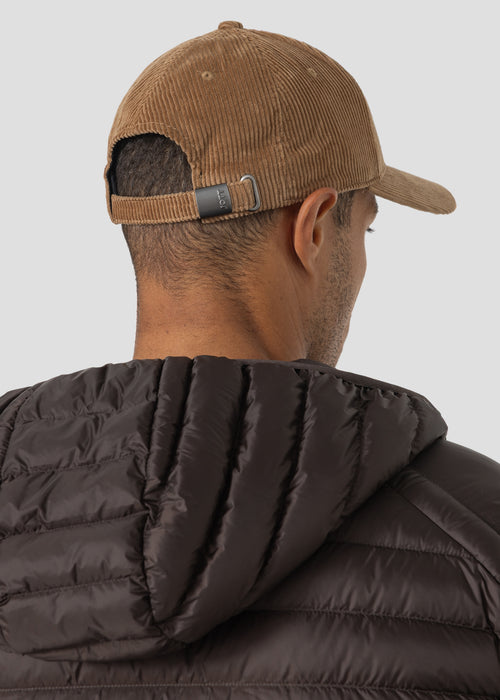 Casquette en velours Beige fumé Cirrus