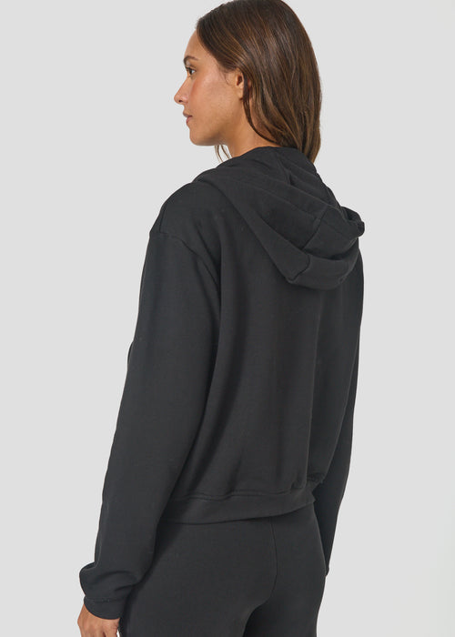 Veste zippée à capuche Noir Dalila - JOTT - 2