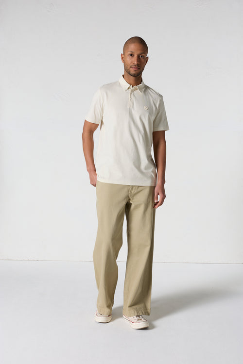 Polo manches courtes Naturel Dario - JOTT - 3