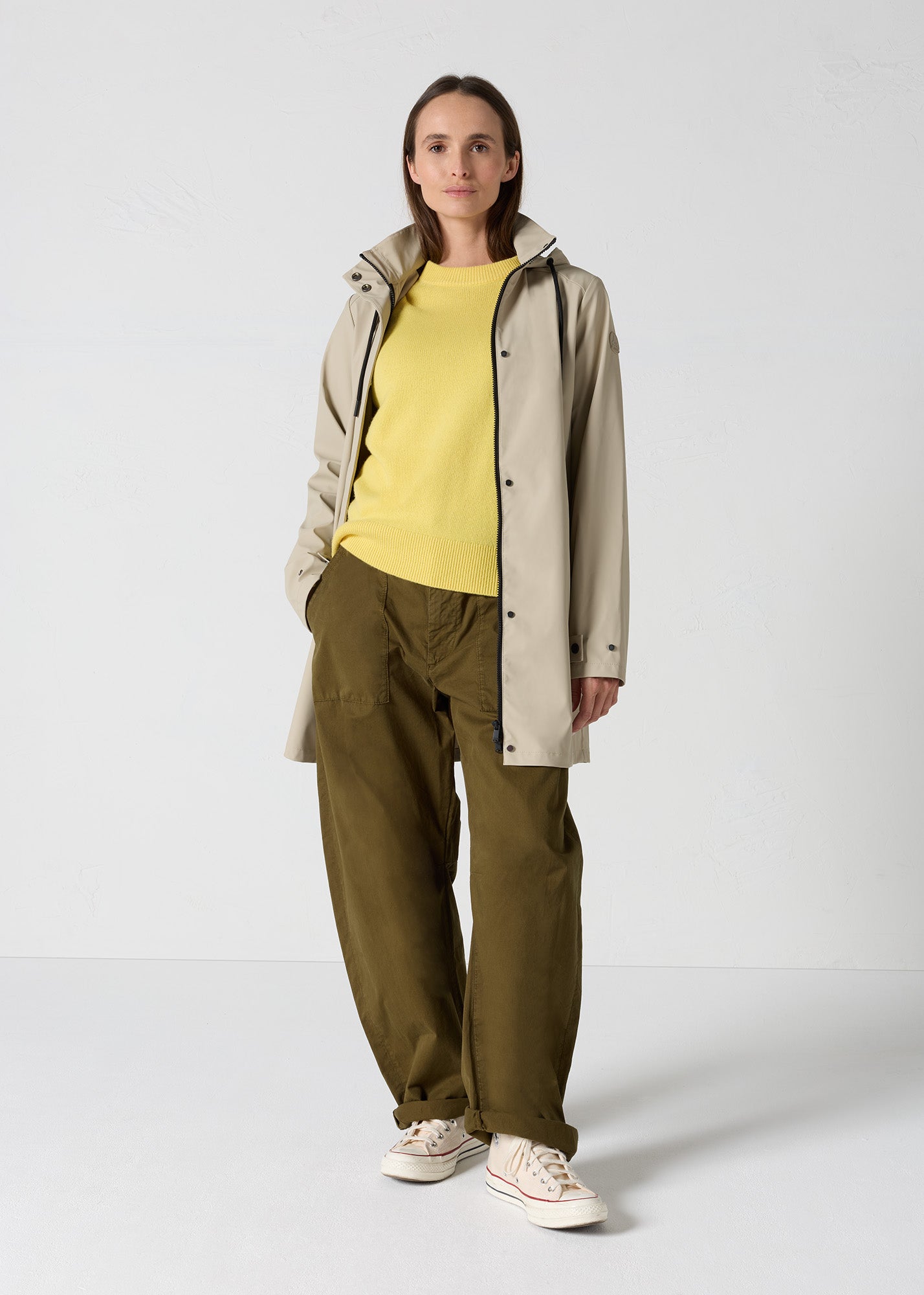 Coupe-vent mi-long Beige Denisa - JOTT - 3