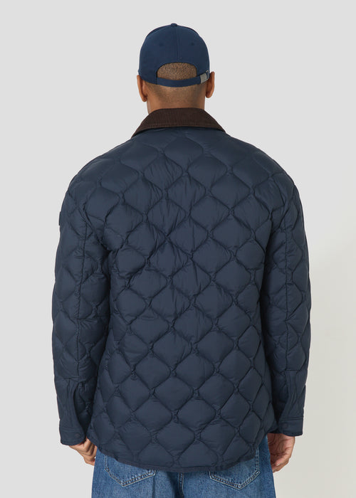 Doudoune légère col chemise Bleu nuit Echo - JOTT - 3
