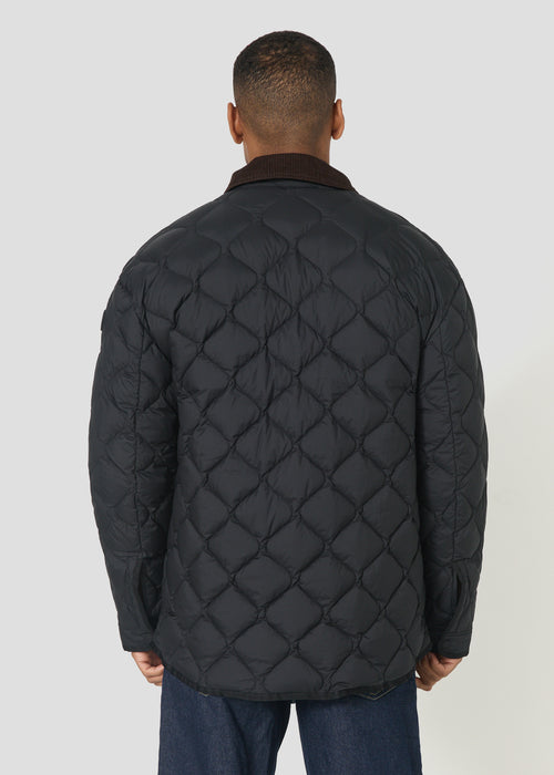 Doudoune légère col chemise Noir Echo - JOTT - 3