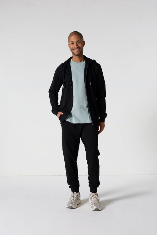 Veste zippée à capuche Noir graphite Edgar - JOTT - 3