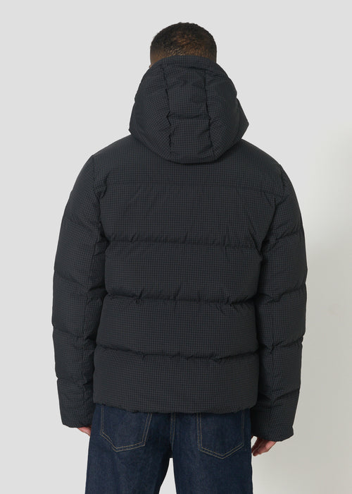 Doudoune à capuche Grand Froid ripstop Grille noire Erza - JOTT - 3