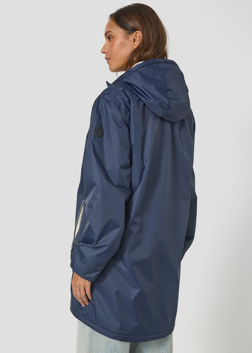 Imperméable Mixte doublé Bleu nuit Glen sherpa - JOTT - 5