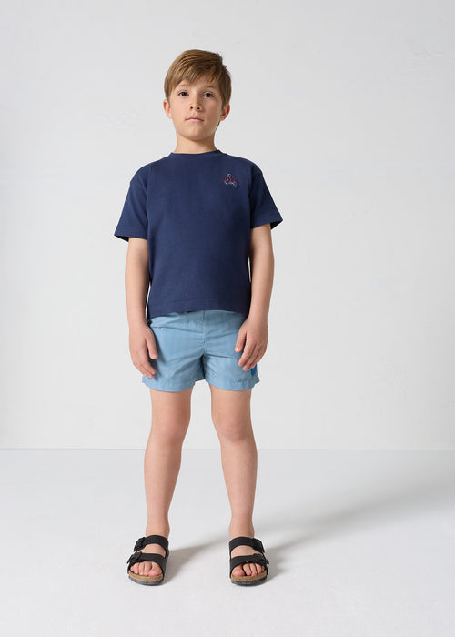 Maillot de bain enfant Bleu jeans rayé Grant stripe - JOTT - 3