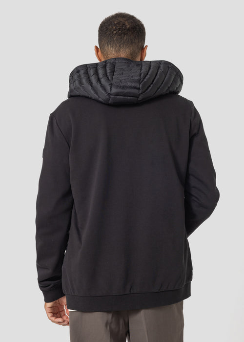 Veste bi-matière à capuche Noir Gummy 2.0 - JOTT - 3