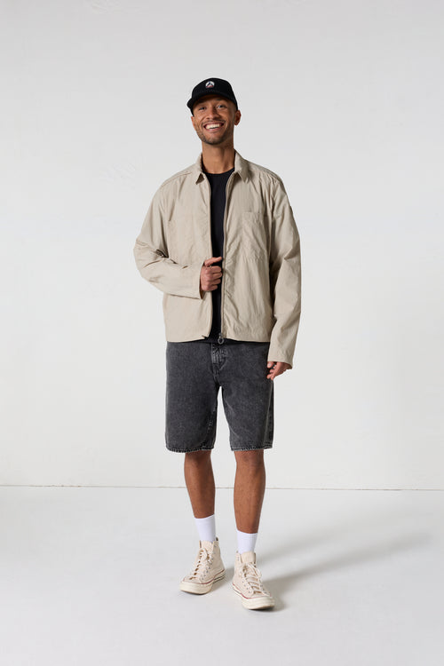 Veste légère col chemise Beige Guy - JOTT - 4