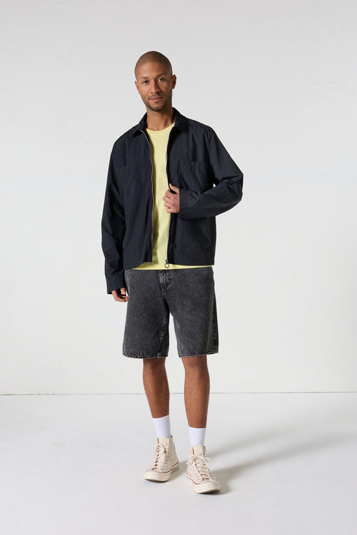 Veste légère col chemise Noir Guy - JOTT - 3