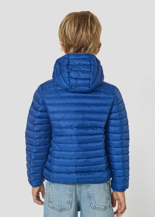 Doudoune légère à capuche enfant Bleu cobalt Hugo - JOTT - 3