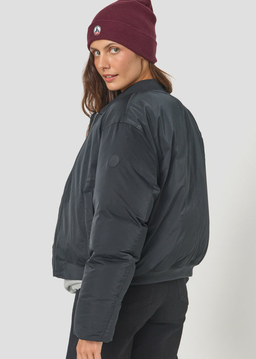 Bomber satin Noir Inael - JOTT - 2