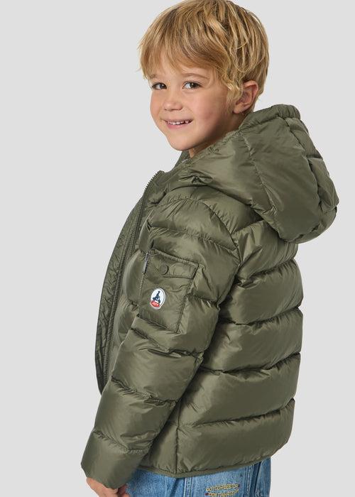 Doudoune enfant à capuche Grand Froid Army Kazan - JOTT - 3