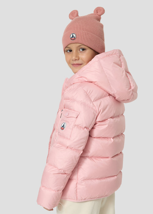 Doudoune enfant à capuche Grand Froid Pétale doux Kazan - JOTT - 3
