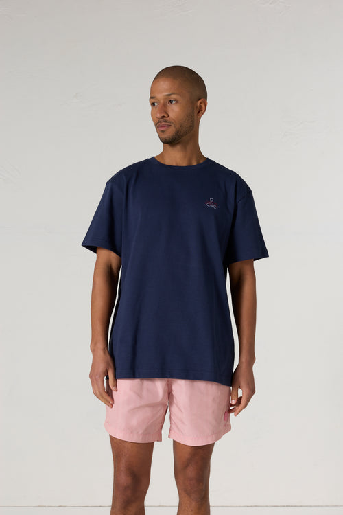 T-shirt col rond mixte Marine Lipe - JOTT - 4