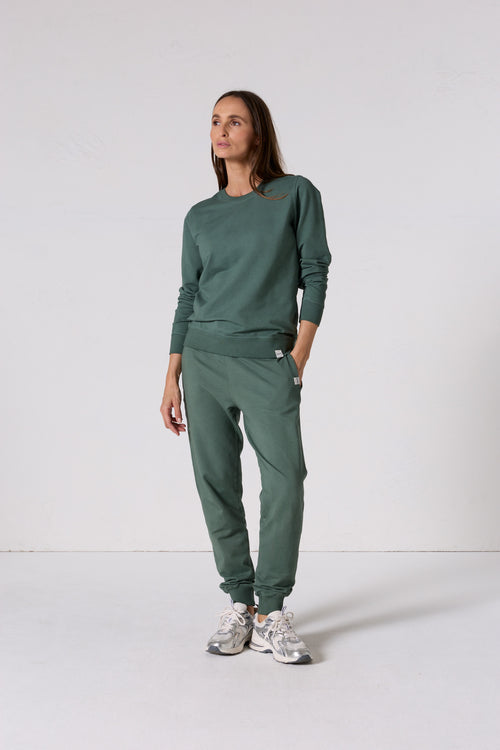 Sweat col rond Vert sauge Maida - JOTT - 3