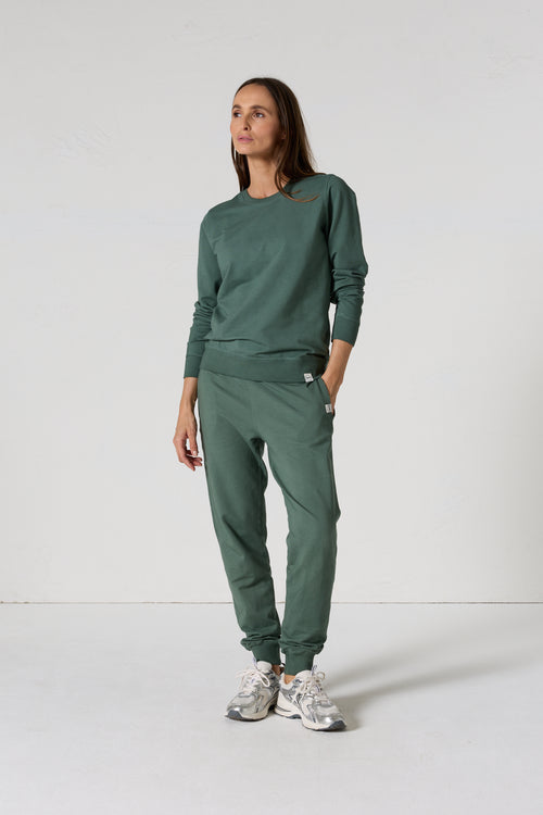 Sweat col rond Vert sauge Maida - JOTT - 3