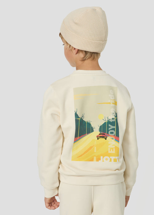 Sweat molleton gratté imprimé enfant Naturel Nahi - JOTT - 3