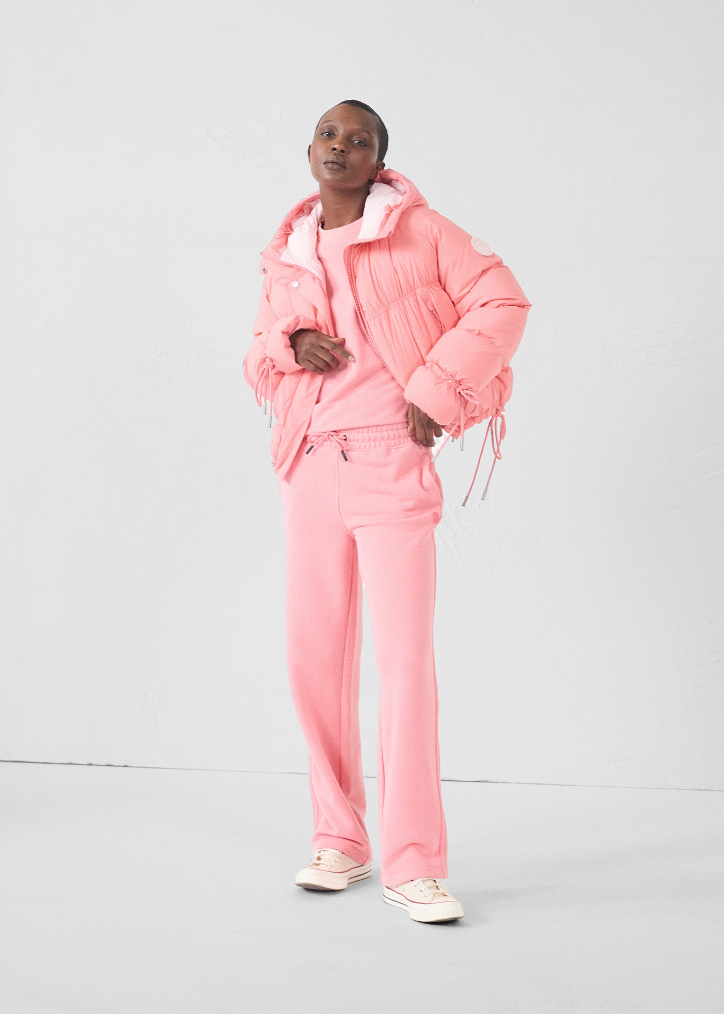 Down jacket Grand Froid esprit puffer Vibrant pink Nami - JOTT