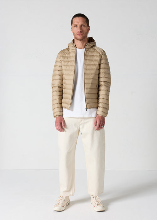 Doudoune légère à capuche Beige Nico - JOTT - 3