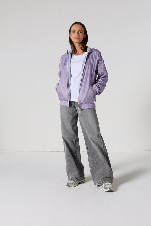 Coupe-vent réversible mixte Encens violet Okapa - JOTT - 2